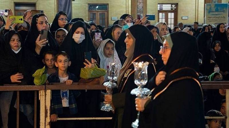 آیین لاله گردانی احمدآباد دیلمقانی زرند برگزار می‌شود